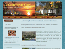 Tablet Screenshot of camping-sorel.com